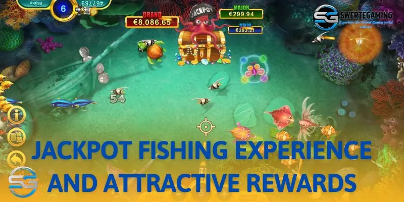 Jackpot Fishing super casino game with 1 million dollar Jackpot